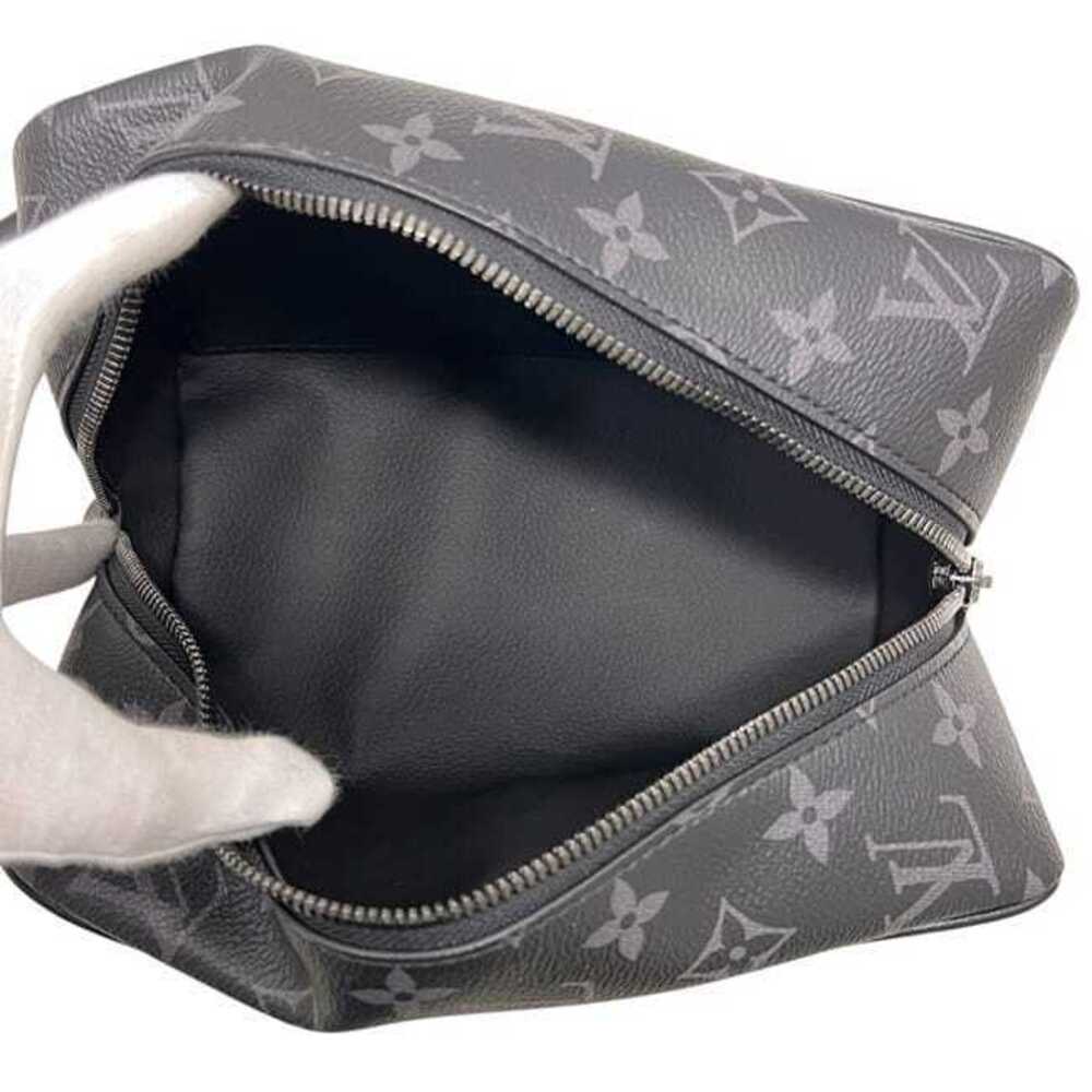 Louis Vuitton Locker Dopp Clutch Bag Black Eclipse Black Shoulder Handle Strap - Picture 5 of 10